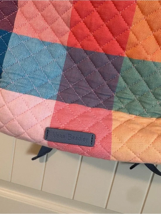 Colorblock Quilted Backpack - Multi Color - Picture 2 of 7